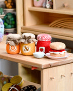 Orange Marmalade Jar Felt Food - Tara Treasures