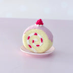 Strawberry Swiss Roll Felt Food - Tara Treasures
