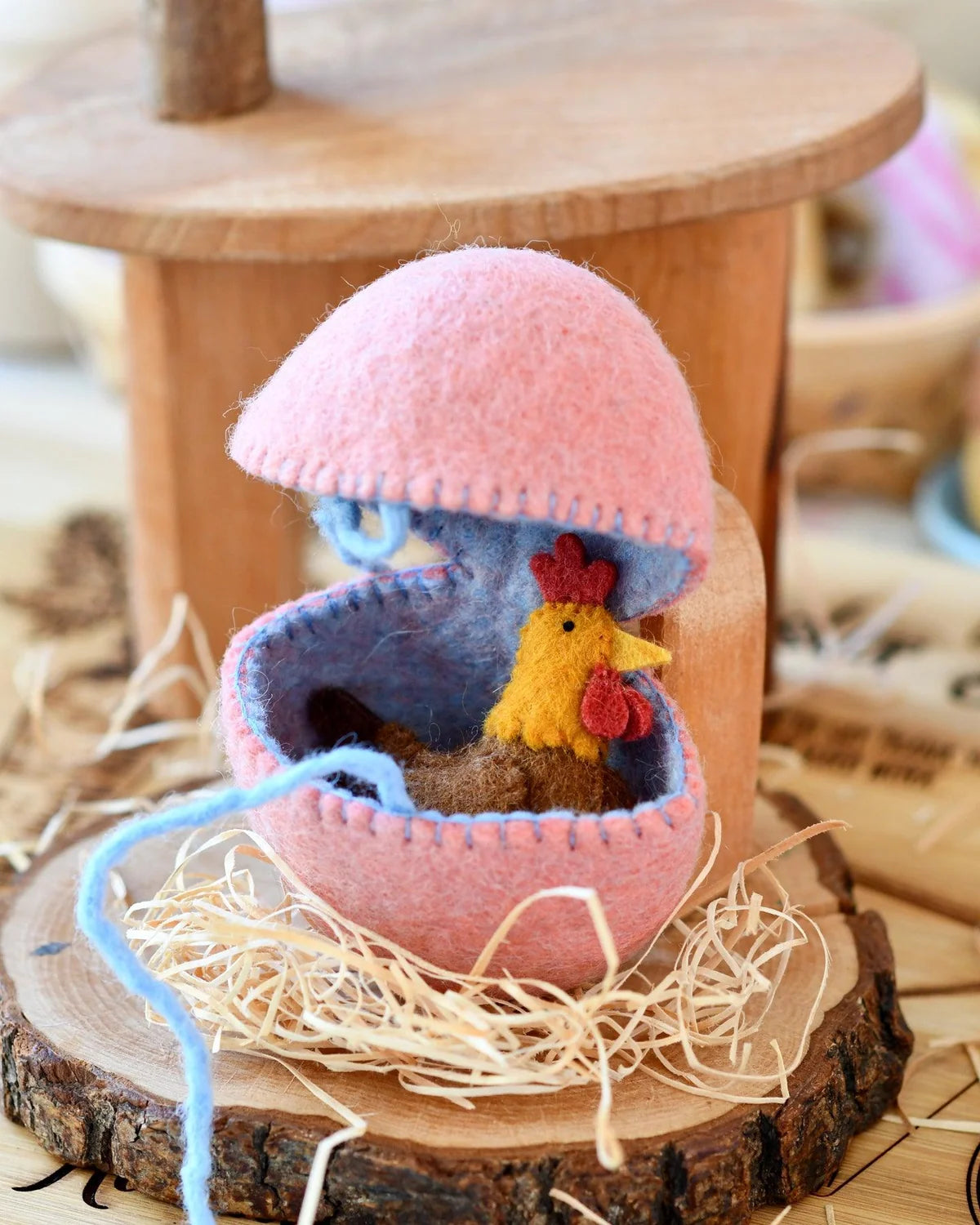Hen Felt Surprise Egg - Tara Treasures