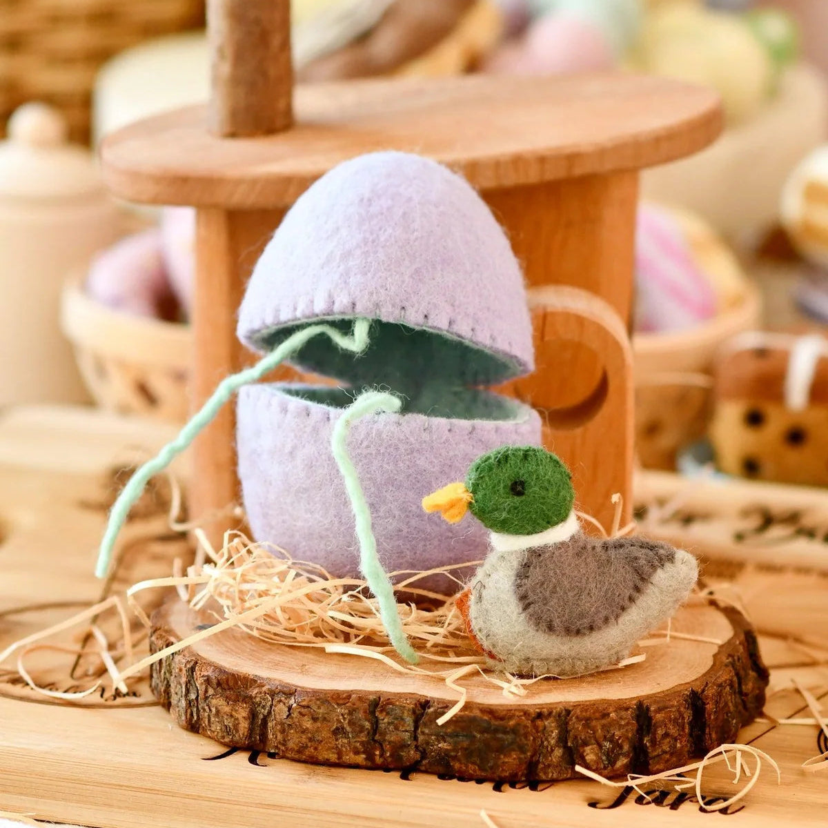 Duck Felt Surprise Egg - Tara Treasures