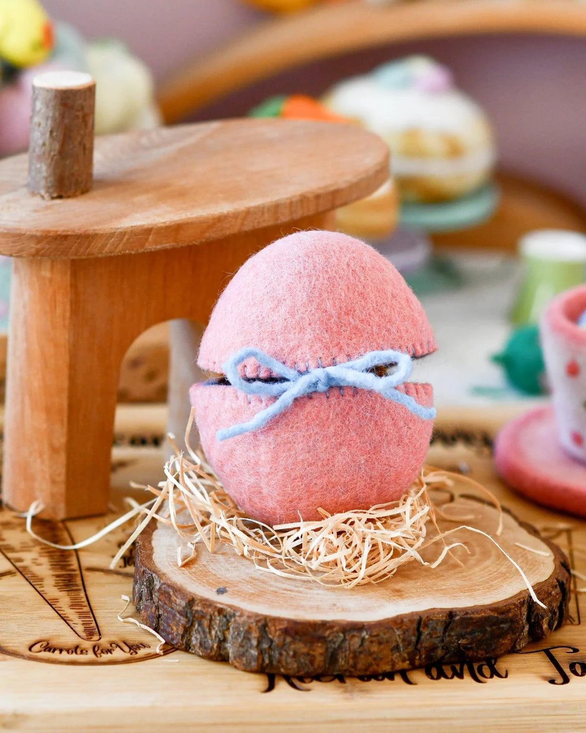 Hen Felt Surprise Egg - Tara Treasures