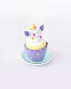 Purple Unicorn Felt Cupcake - Tara Treasures