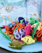 Coral Reef Felt Play Mat Playscape - Tara Treasures