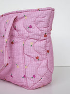 Peony Forget Me Not Quilted Baby Bag - Mosey Me