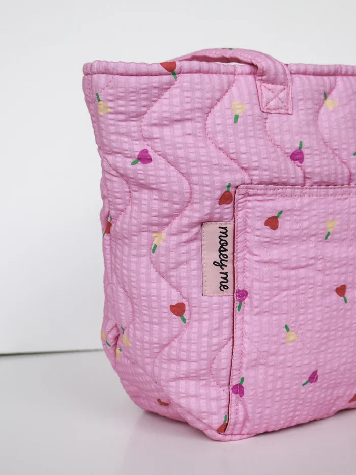 Peony Forget Me Not Quilted Baby Bag - Mosey Me