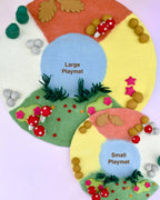 Four Seasons Small Felt Play Mat Playscape - Tara Treasures