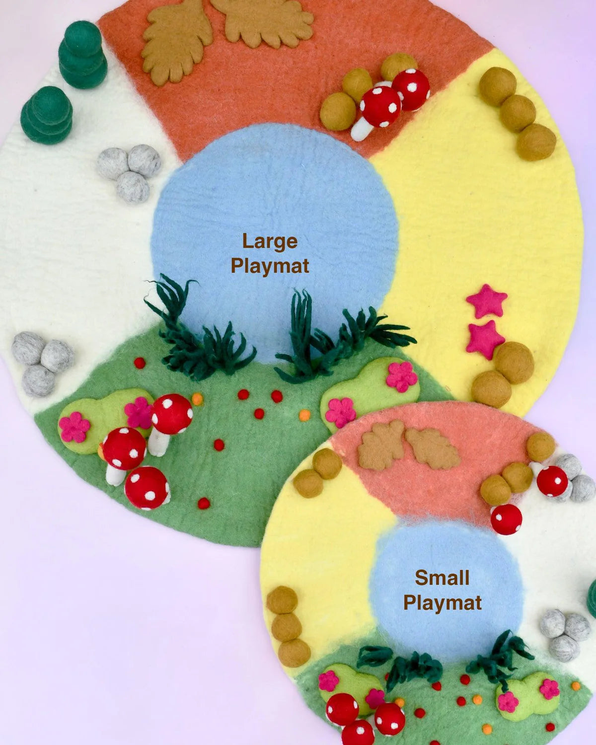 Four Seasons Small Felt Play Mat Playscape - Tara Treasures