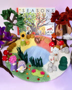 Four Seasons Small Felt Play Mat Playscape - Tara Treasures