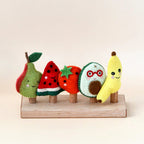 Fruits Felt Finger Puppet Set - Tara Treasures