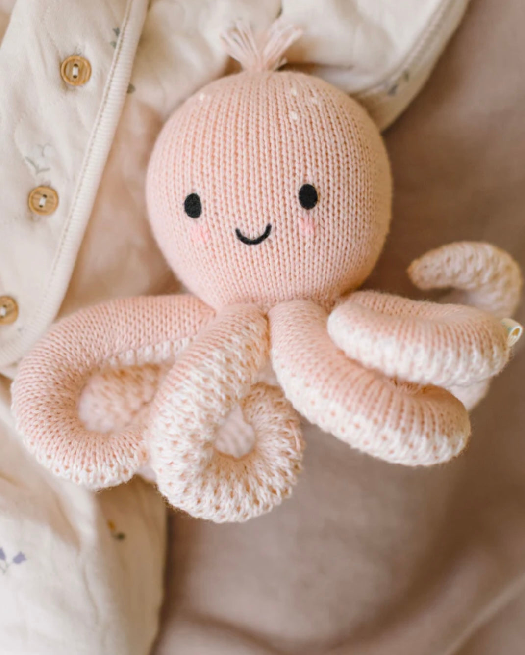 Baby Octopus (soft coral pink) - Cuddle+Kind