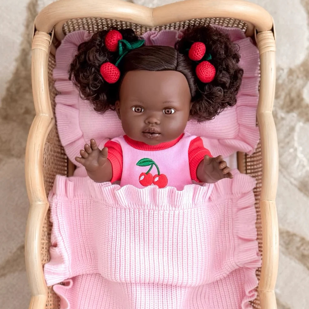 Powder Pink Doll Bedding Set - SALLI Collective