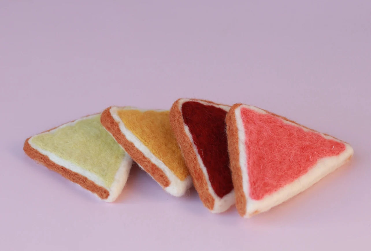 Felt Toast Slices + Rack - Juni Moon