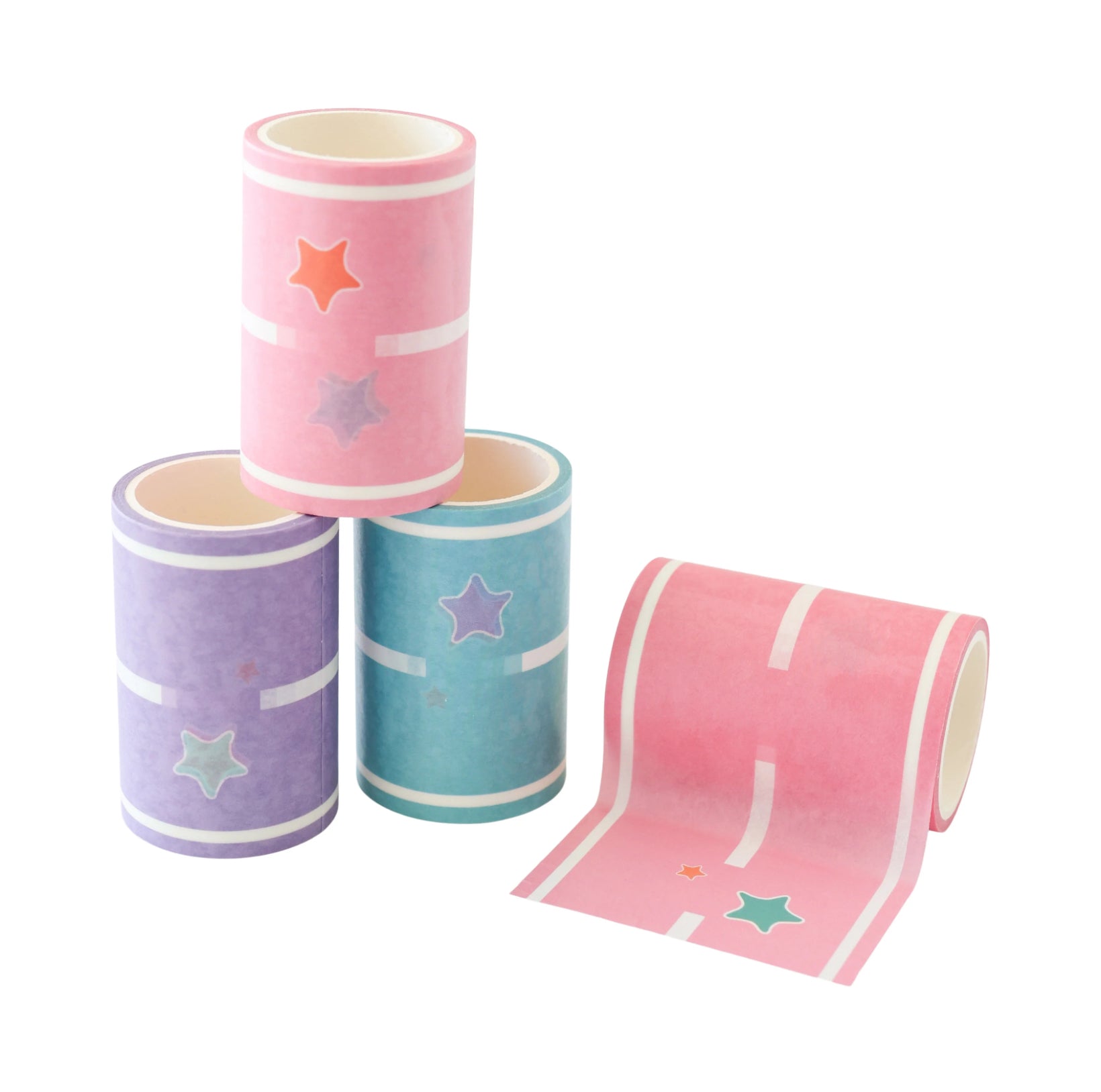Pastel Road Tape (Set of 4)  - Magic Playbook