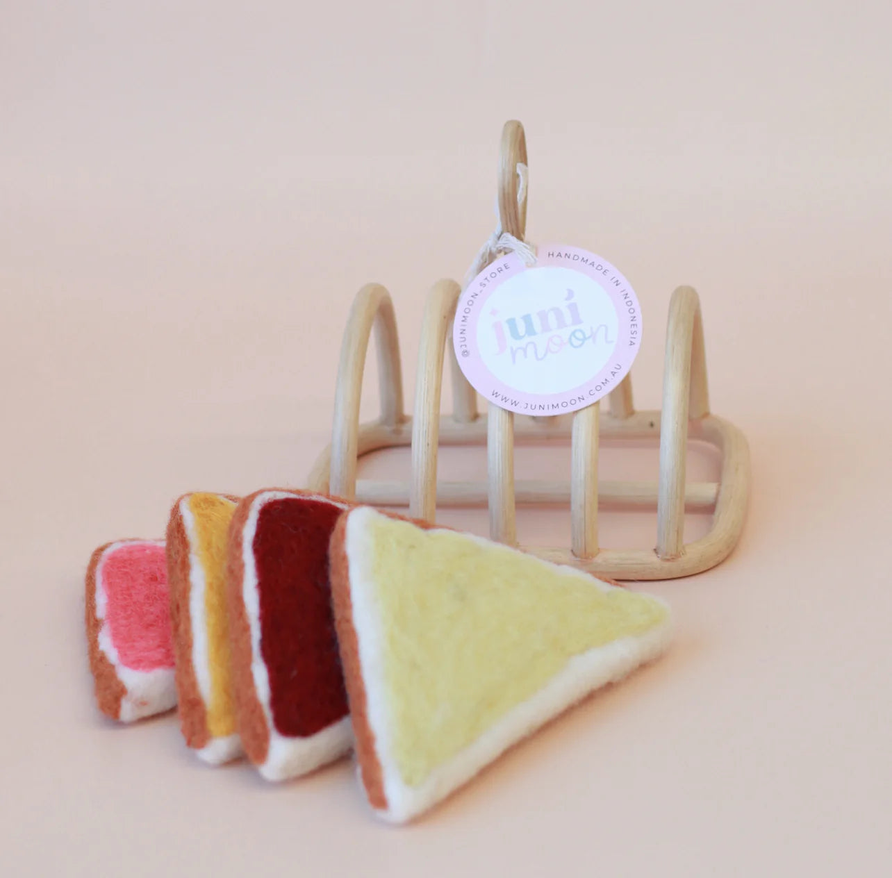 Felt Toast Slices + Rack - Juni Moon