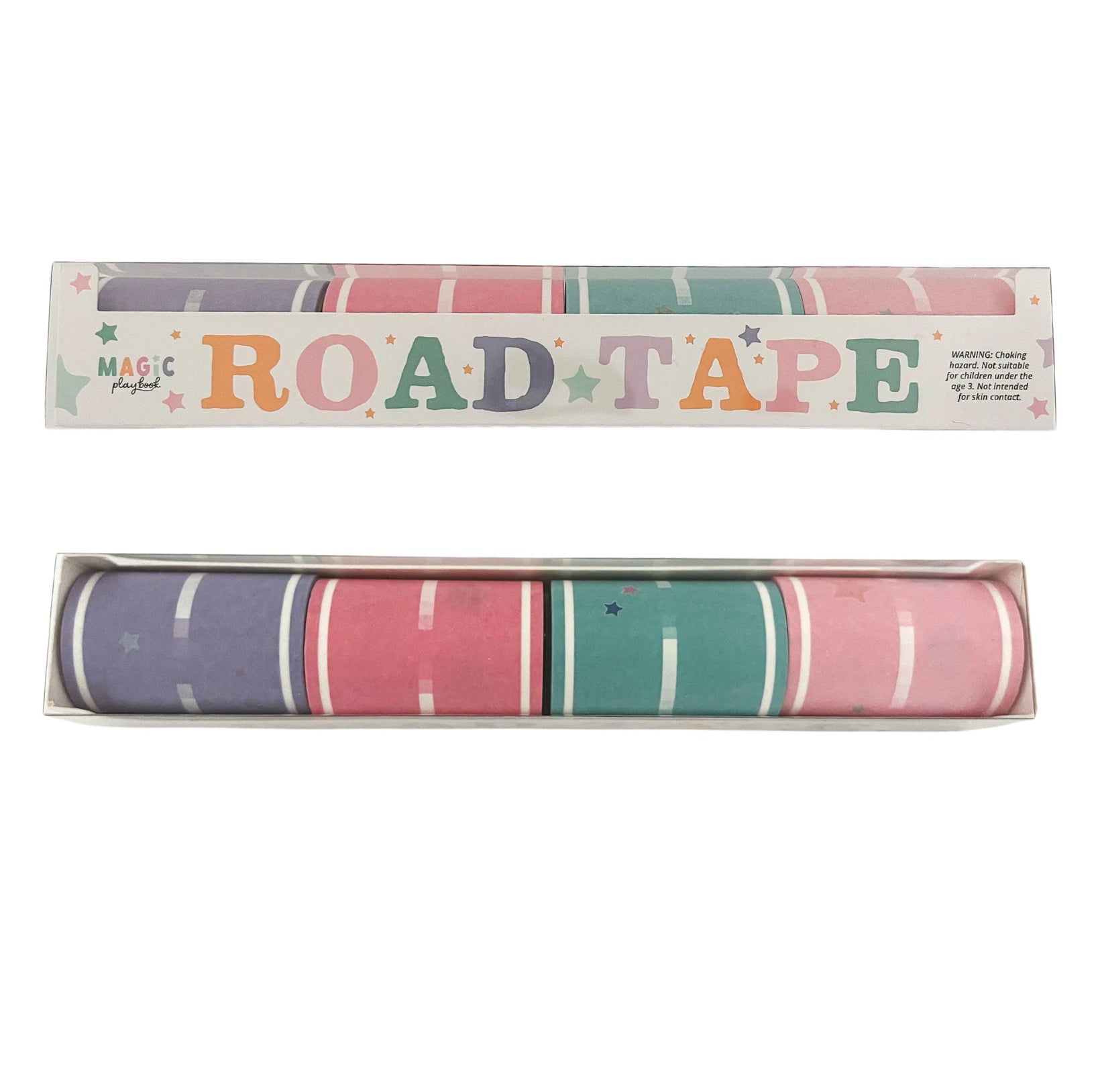 Pastel Road Tape (Set of 4)  - Magic Playbook