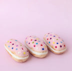 Strawberry Sprinkle Eclair Felt Food - Juni Moon