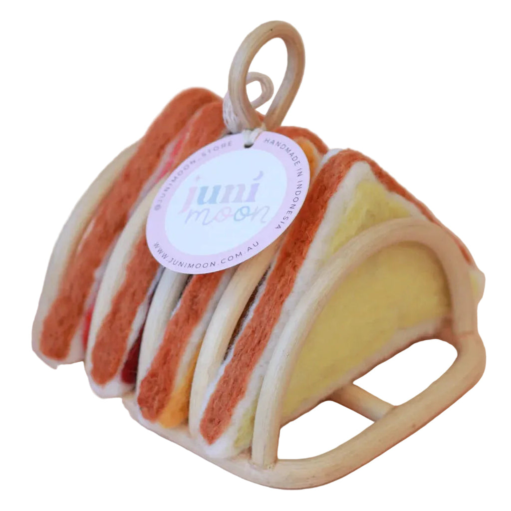 Felt Toast Slices + Rack - Juni Moon