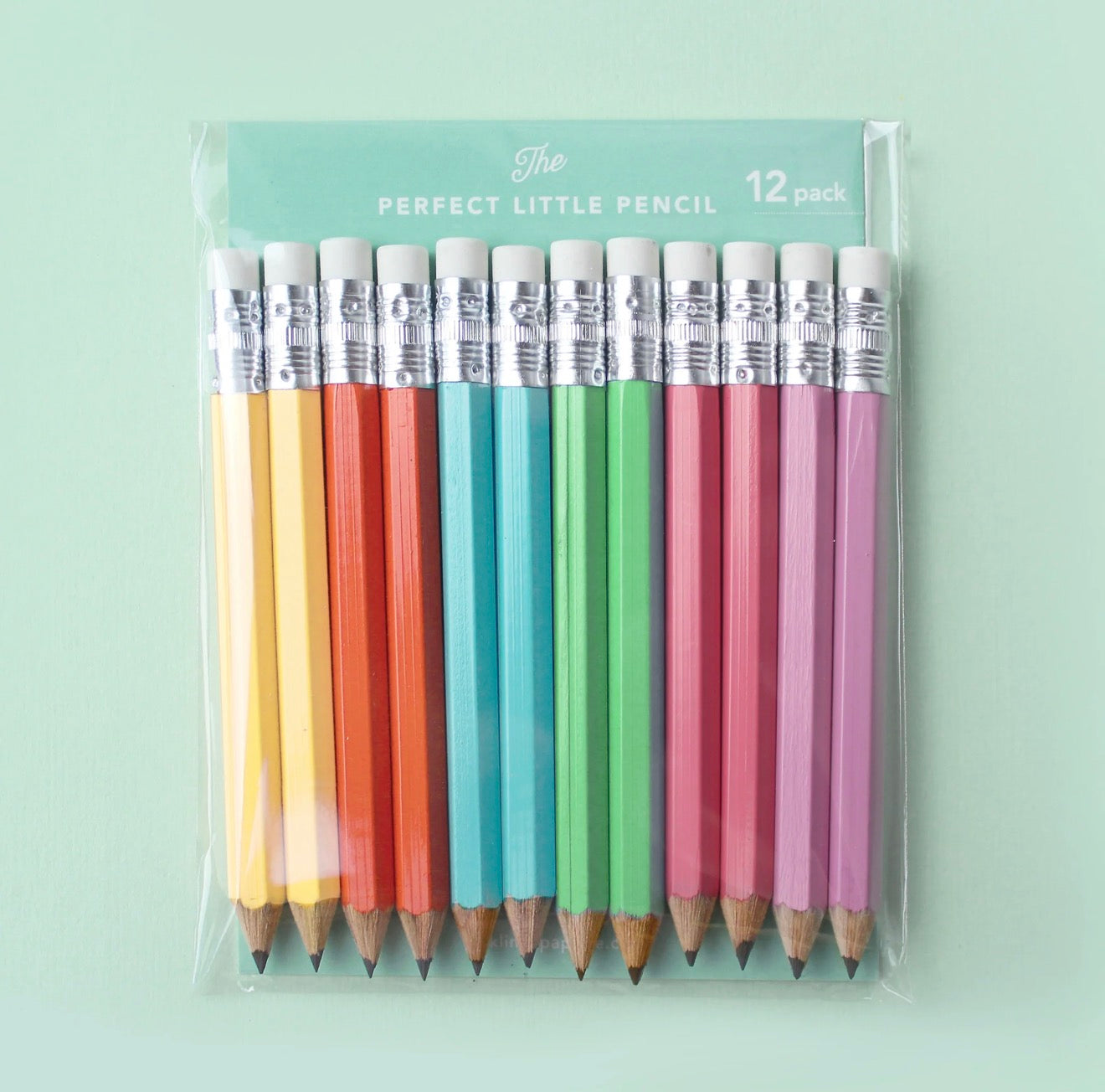 Rainbow Mini Pencils (Set of 12) - Inklings Paperie