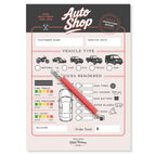 Auto Shop Tiny Town Pretend Play Notepad - Inklings Paperie