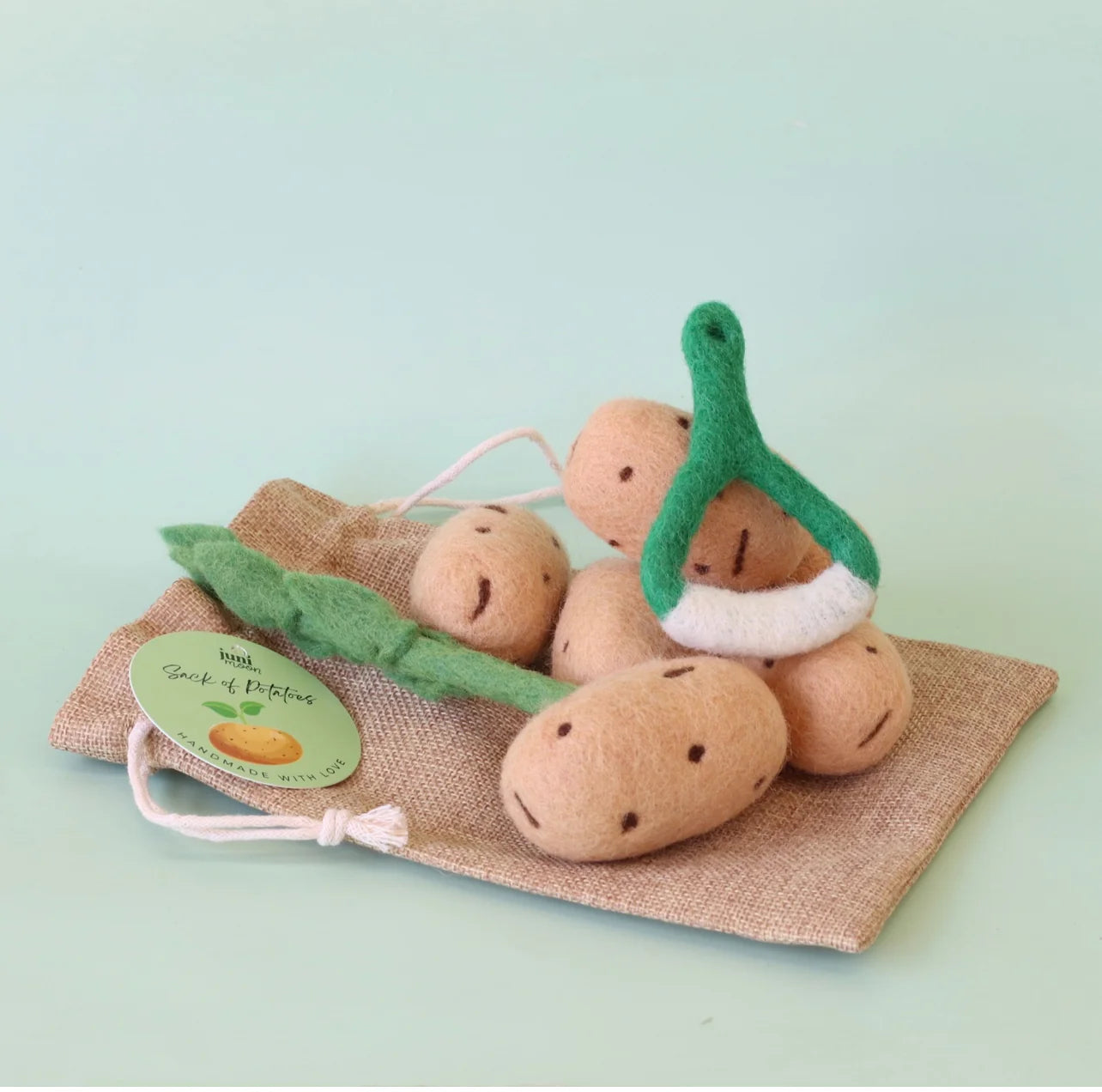 Sack of Potatoes + Peeler Felt Food - Juni Moon