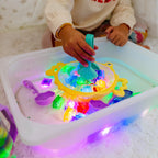 Children’s sensory play tools for scooping, squeezing and sorting
