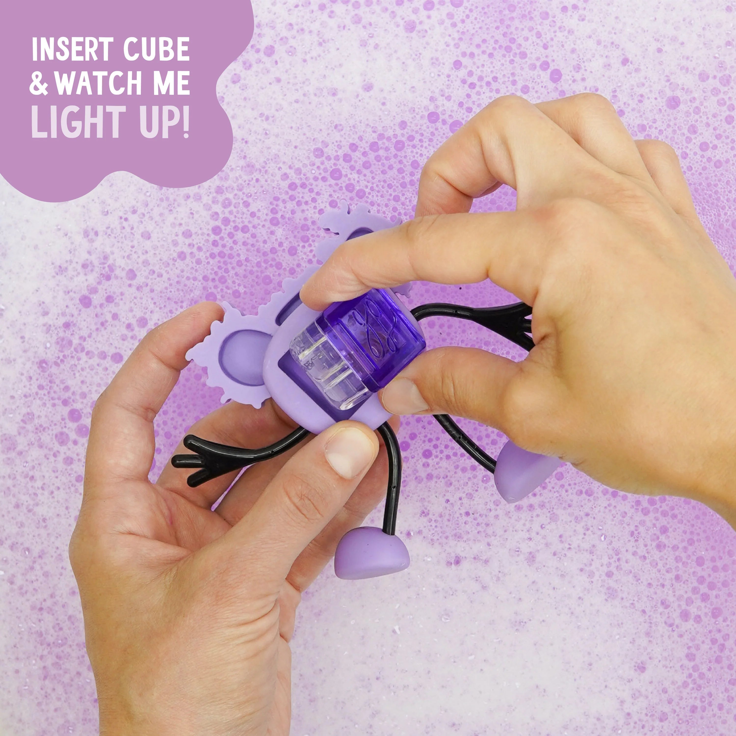 Lumi Purple Glo Pal Character Light Up Cubes - Jellystone Designs