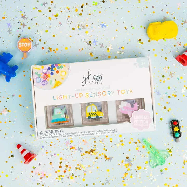 Auto Themed Limited Edition Light Up Cubes - Glo Pals