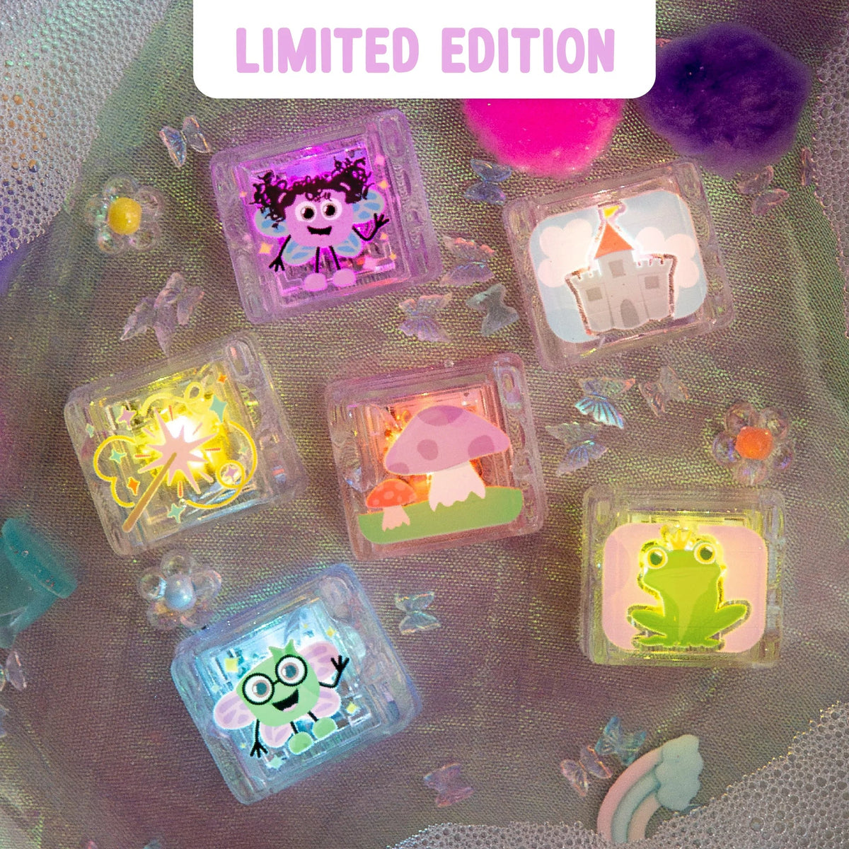 Fairy Themed Limited Edition Light Up Cubes - Glo Pals