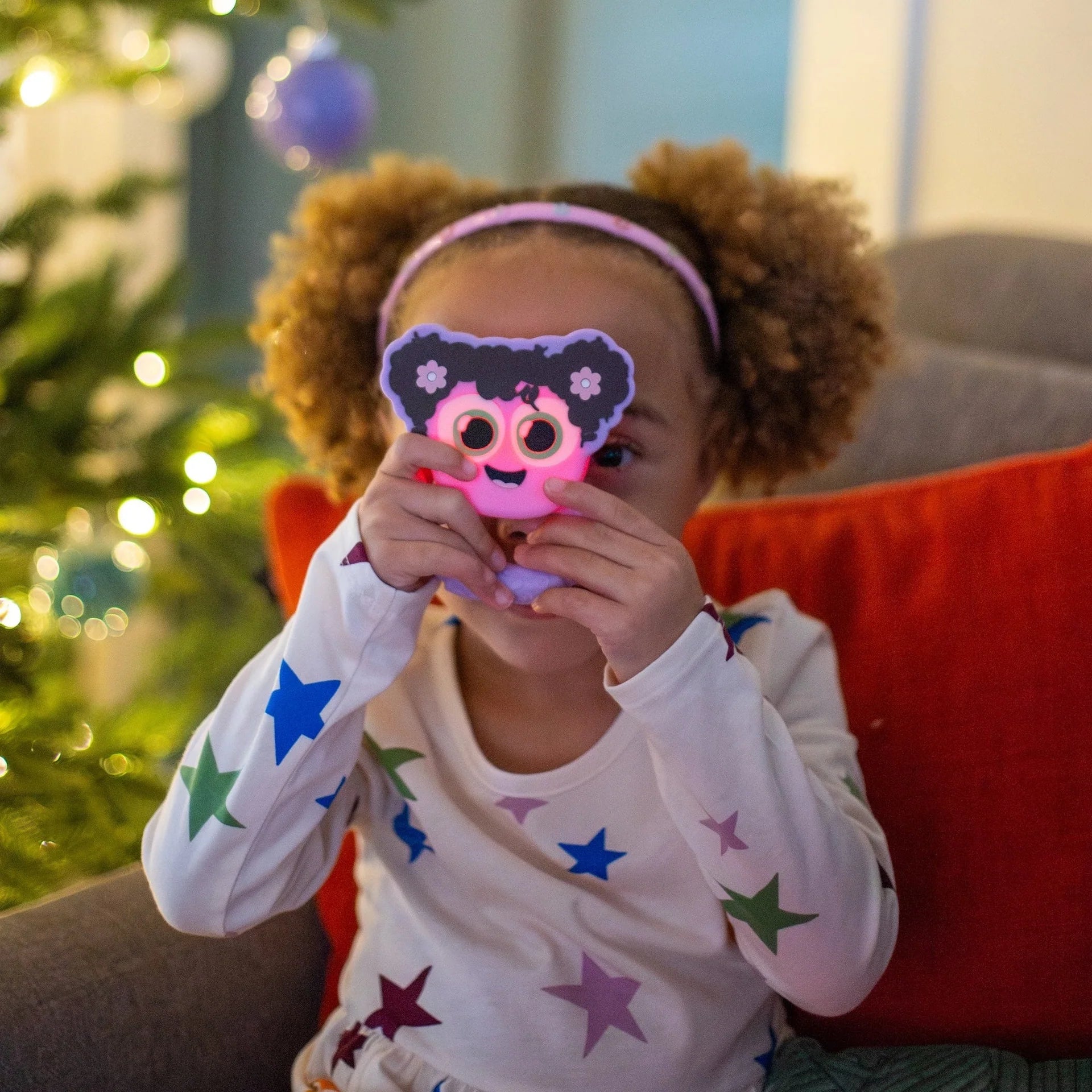 Glo Pals Lumi light-up sensory rattle for babies with colour-changing lights
