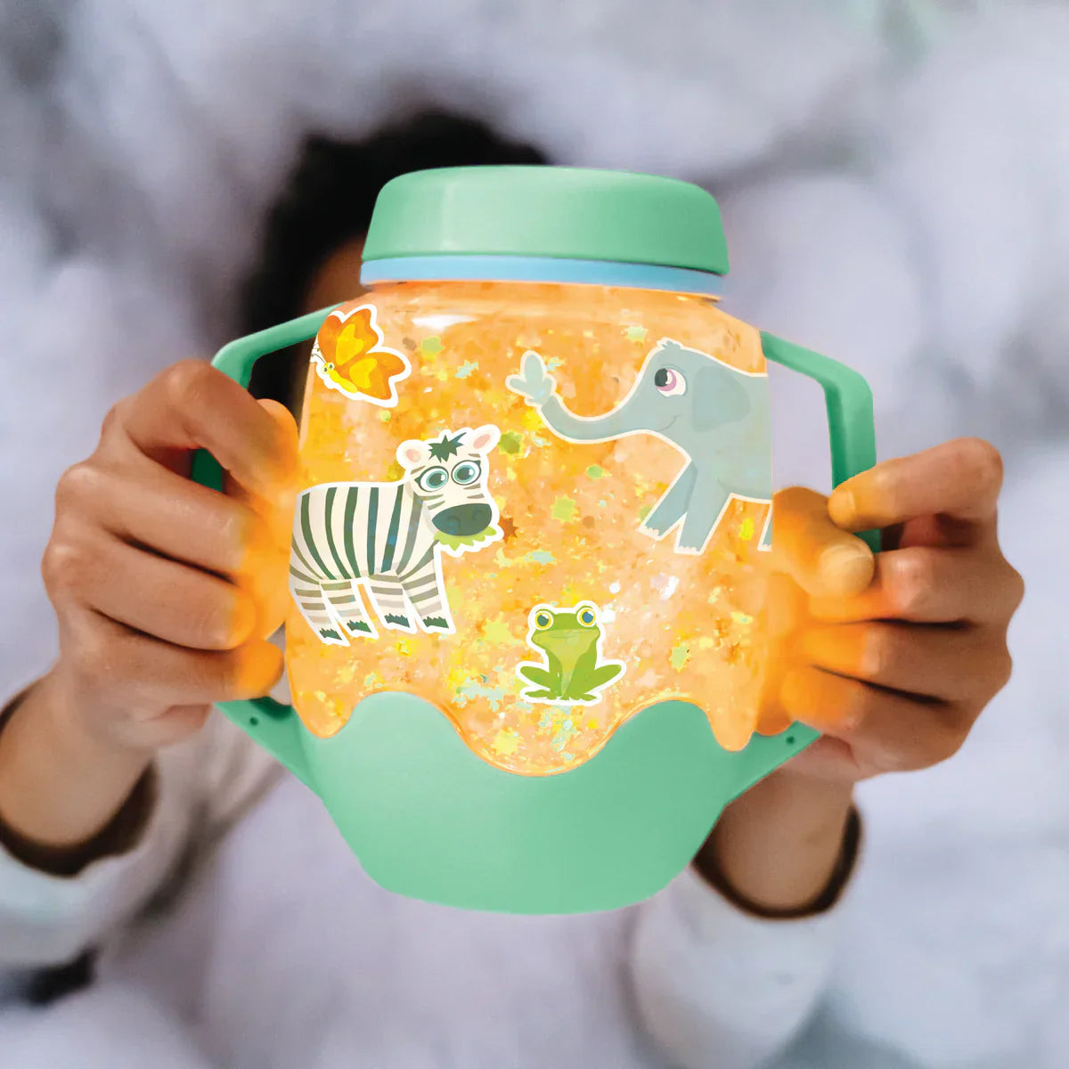 DIY Zoo Sensory Light Up Play Jar Gift Set - Glo Pals