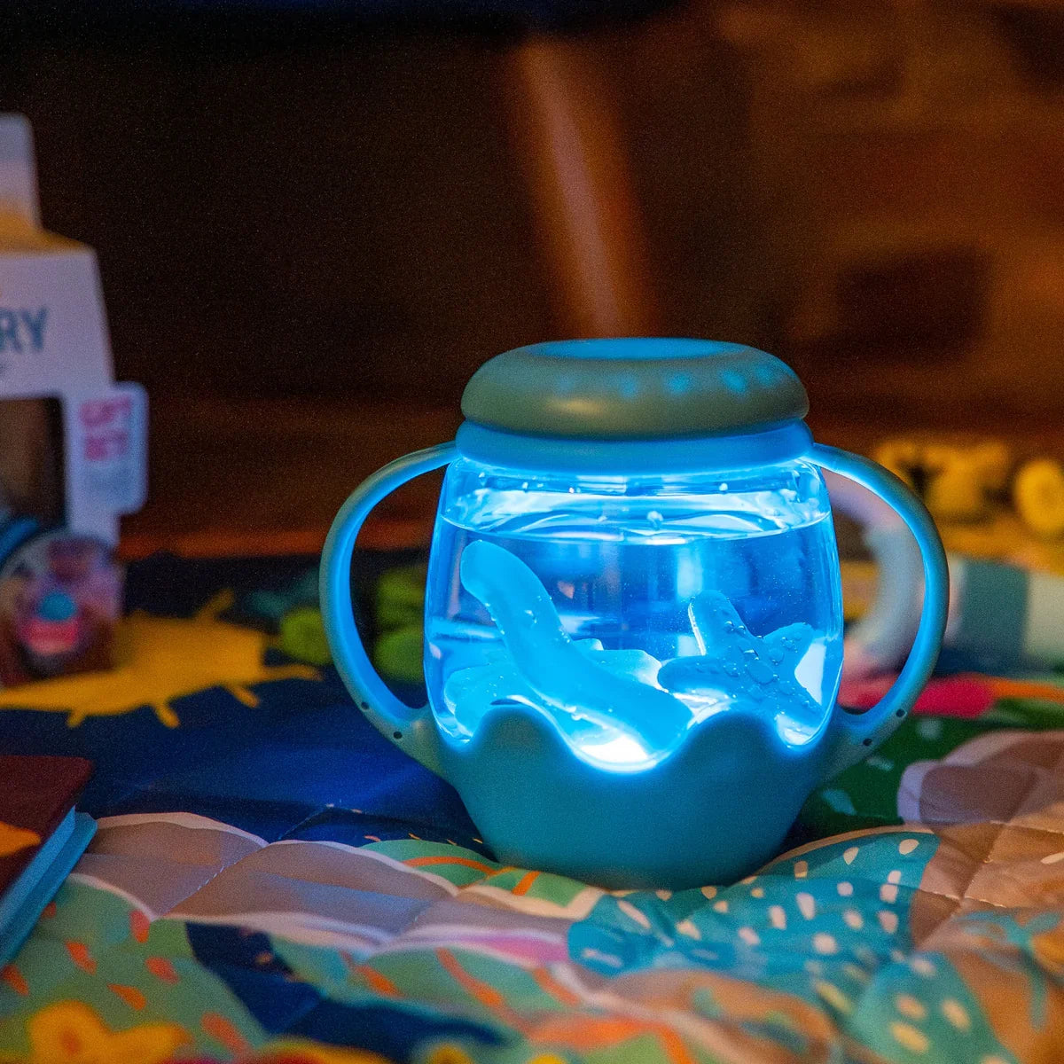 Blue Lagoon Sensory Light Up Play Jar Gift Set - Glo Pals