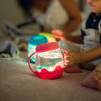 Mini Sensory Play Jar Pink by Glo Pals
