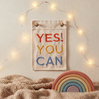 Positive affirmation kids wall banner by Little Lamb Kind