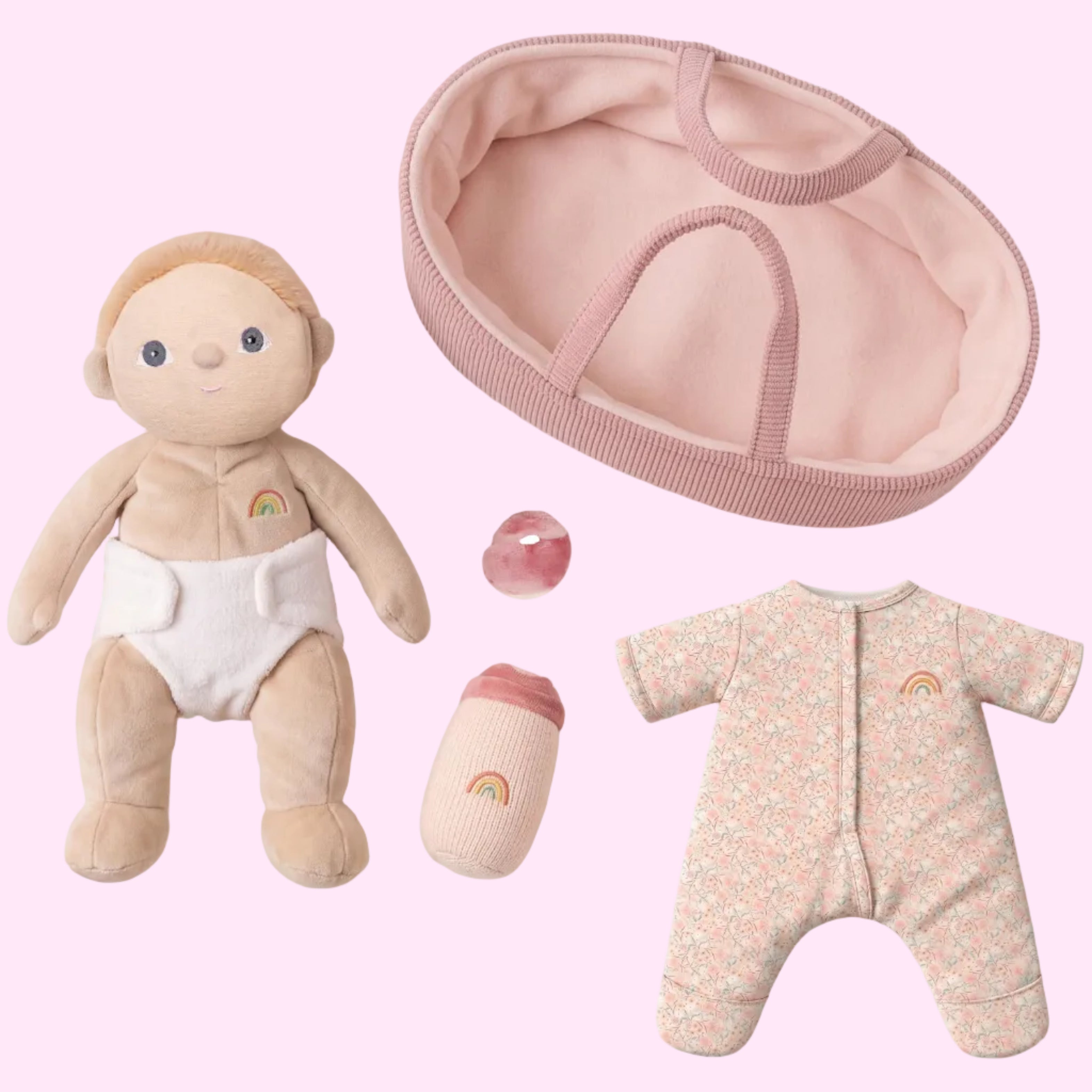 Moppet Bink Dinky Baby Doll Set - Olli Ella
