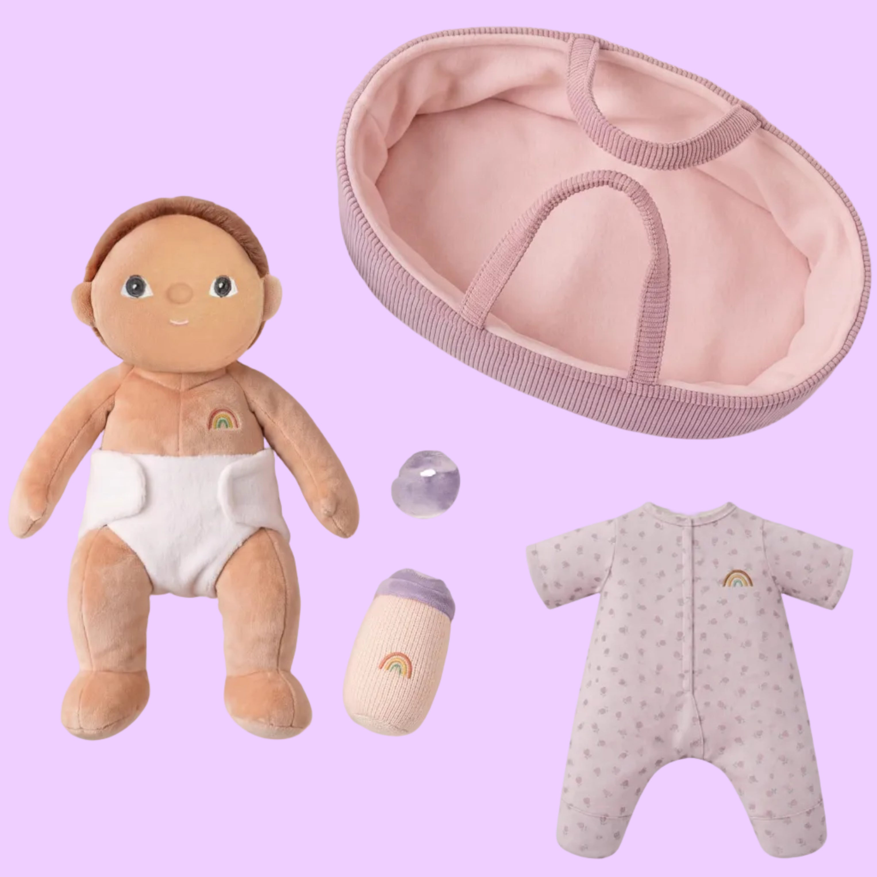 Pip Binky Dinky Baby Doll Set - Olli Ella