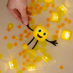Alex Yellow Glo Pal Character Light Up Cubes - Jellystone Designs