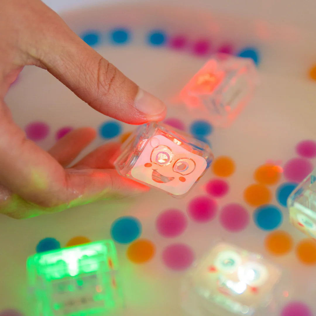 Glo Pal Cube Party Pal colourful sensory cubes for children

