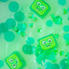 Jellystone Designs Glo Pal Cube Pippa green sensory bath cubes
