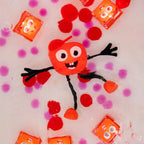 Sammy Red Glo Pal Character Light Up Cubes - Jellystone Designs