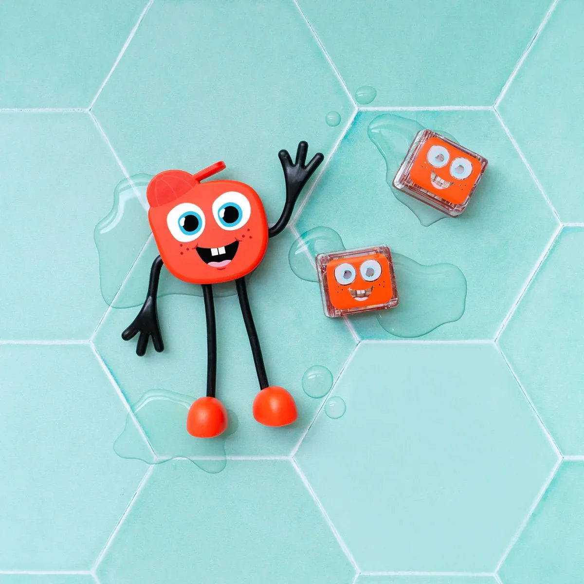 Sammy Red Glo Pal Character Light Up Cubes - Jellystone Designs