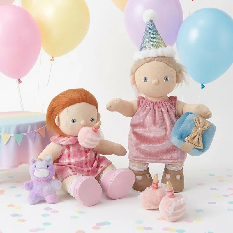 Dinkum Dolls birthday celebration accessory set for imaginative play