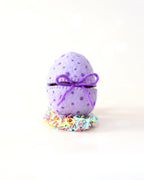 Red Highland Cow Felt Surprise Egg - Tara Treasures