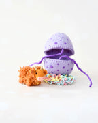 Red Highland Cow Felt Surprise Egg - Tara Treasures