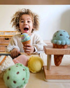 Ice Cream Cones + Scoops Set Felt Food - Tara Treasures