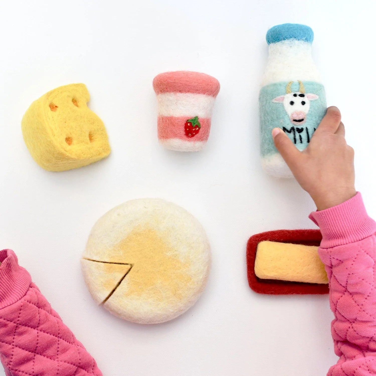 Dairy Food Group Felt Food - Tara Treasures