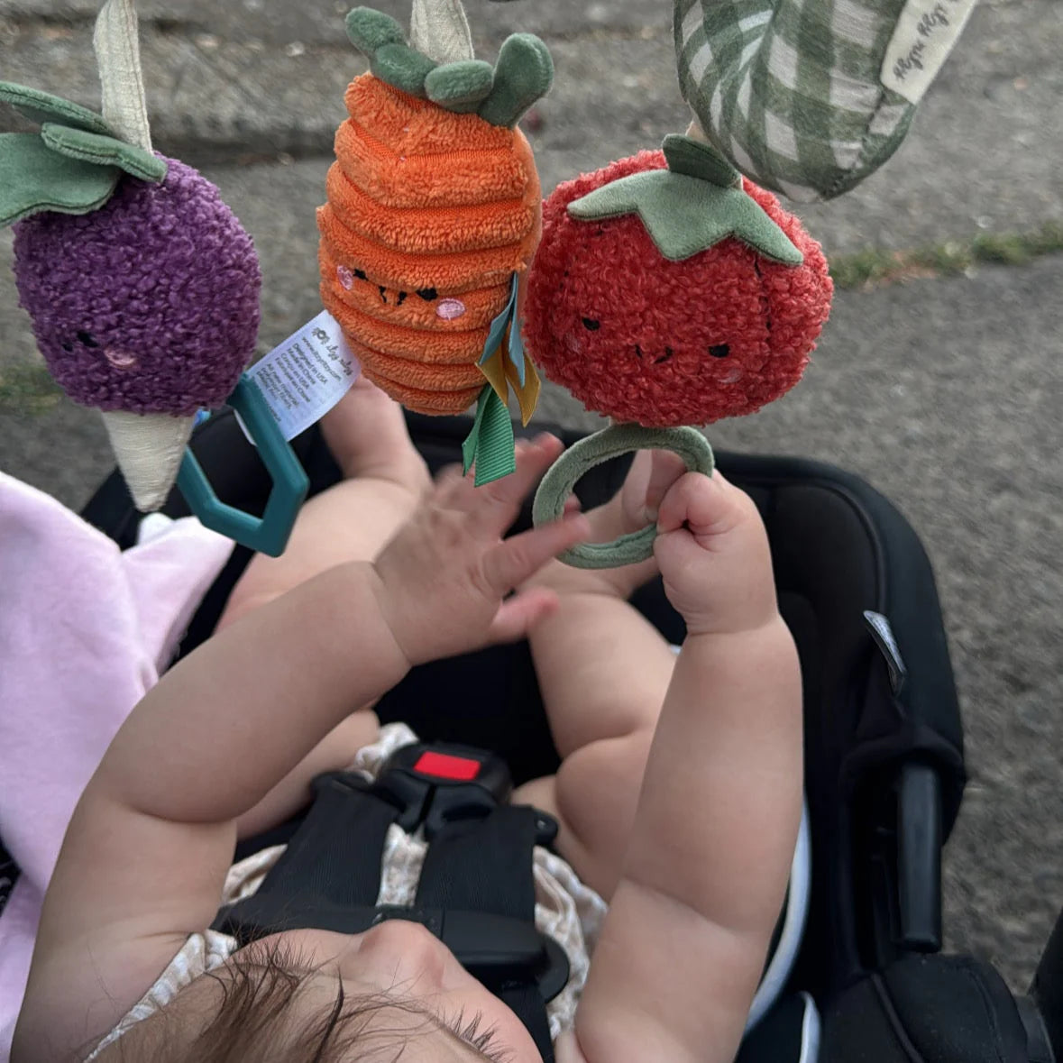 Veggie Pram + Car Seat Activity Toy - Itzy Ritzy