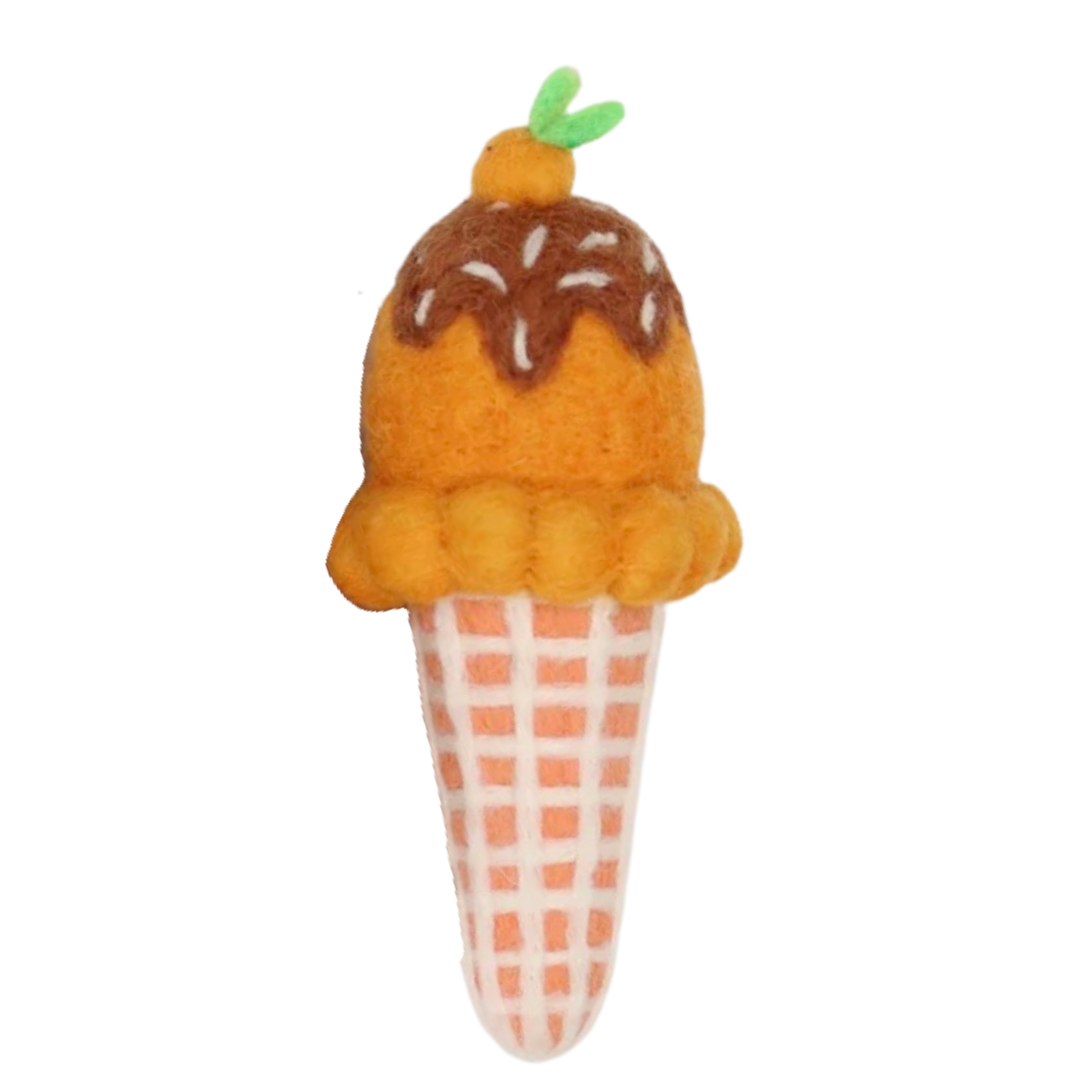 Jaffa Ice-Cream Cone Felt Food - Juni Moon