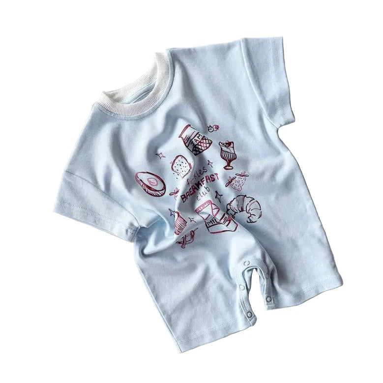 Sky Breakfast Club Romper - FRECKLES The Label