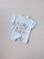 Sky Breakfast Club Romper - FRECKLES The Label