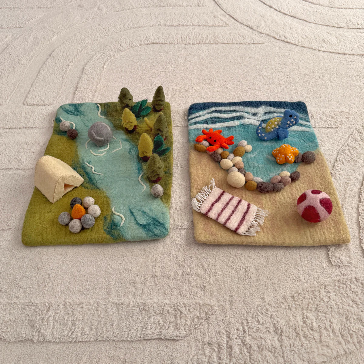 Camping Felt Play Mat & Accessories Bundle - Playtisserie